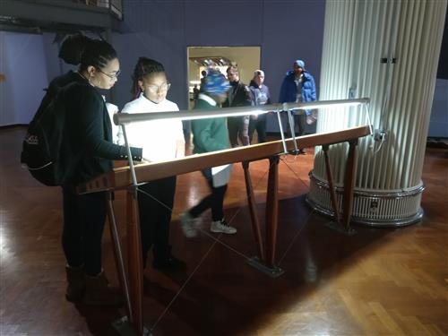 Turner and Mariah at museum